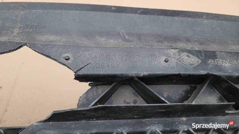 KIEROWNICA POWIETRZA WLOT ŻALUZJA DACIA DUSTER