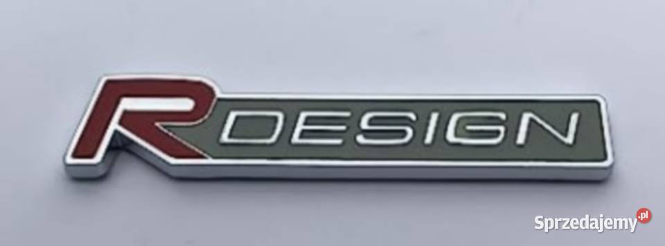 NOWY klejany znaczek Rdesign R Design emblemat Zamość sprzedam