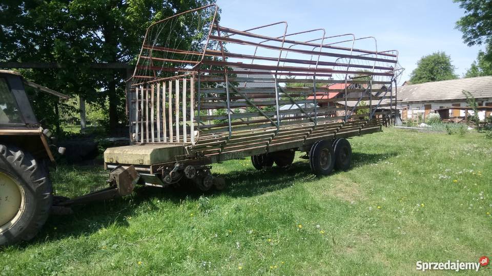 przyczepa samozbierająca tendem typ 1050 Przyczepy rolnicze podlaskie Hajnówka