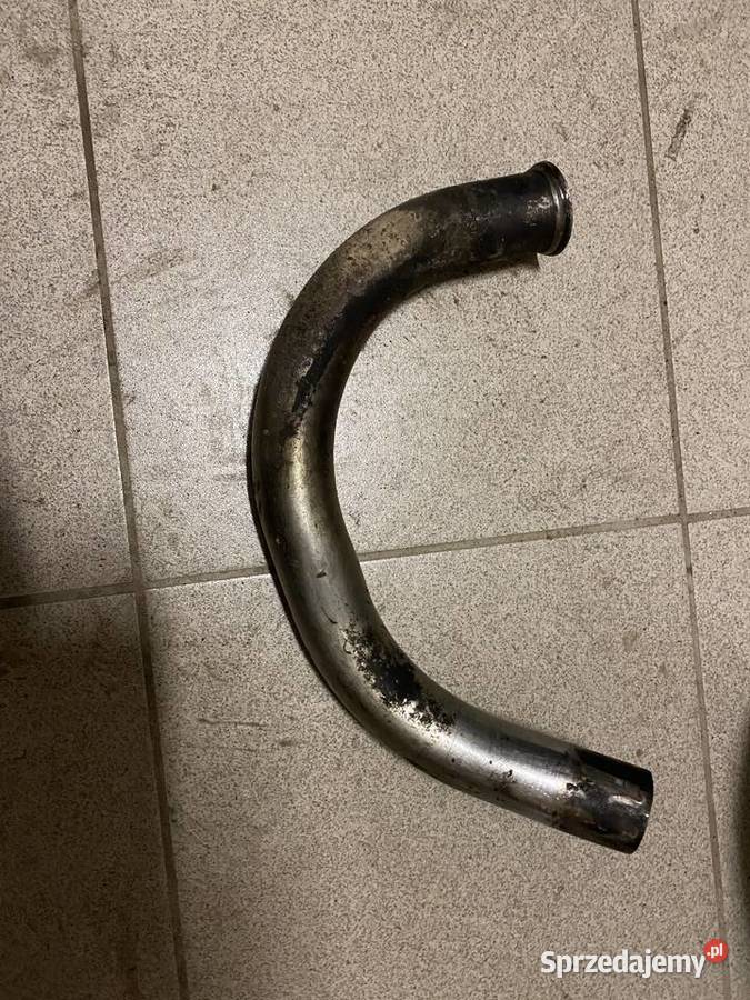 Kolanko rury wydechowej obejmą mz etz 251 uchwyt Jabłonna