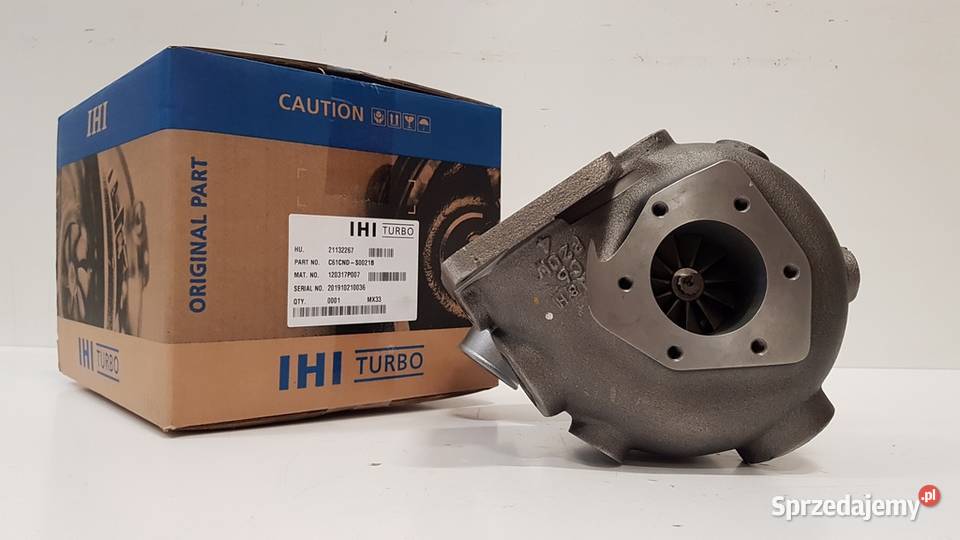 Nowa turbosprężarka IHI MX33 IHIMX33 Siedlce sprzedam