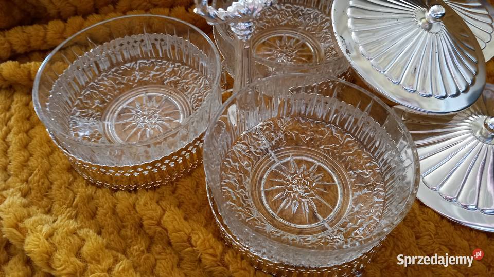Paterakabaret kryształ srebrzony Warszawa sprzedam