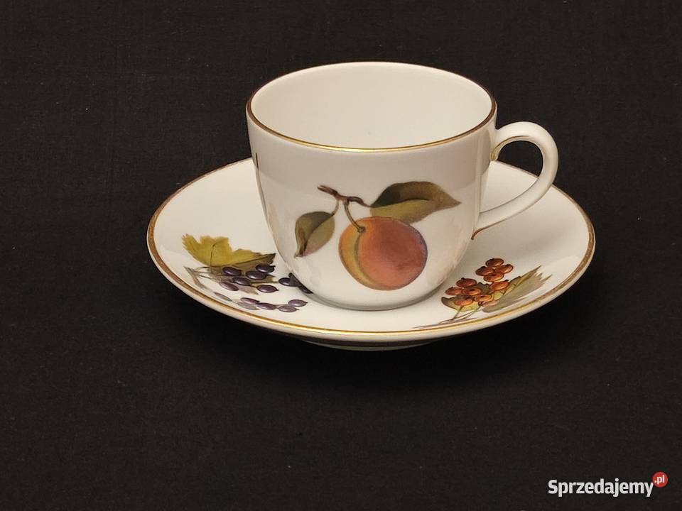 Zestaw kawowy angielski Royal Worcester Evesham Chełm