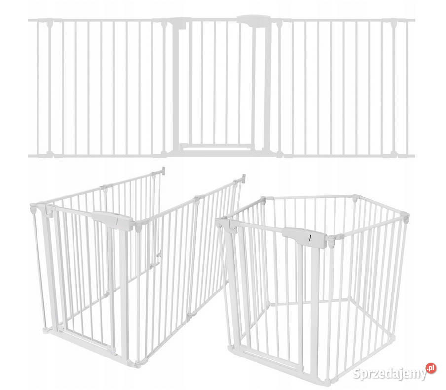 Barierka zabezpieczająca kominek drzwi schody Baranowo