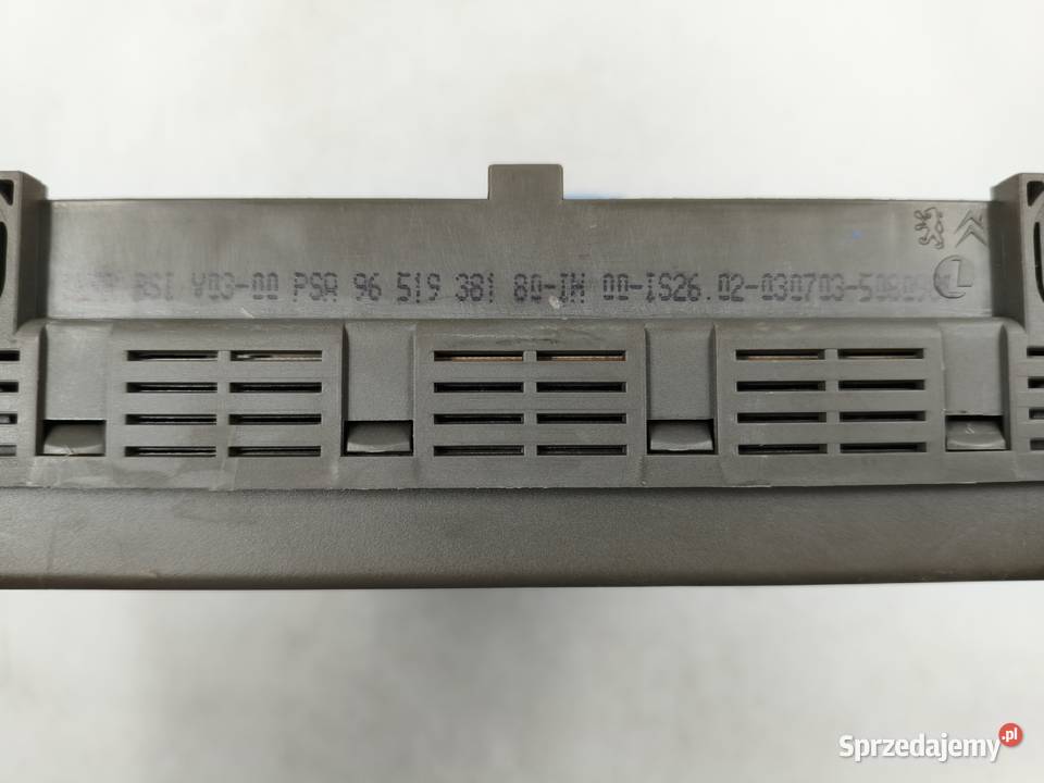 Sterownik Silnika Fiat Ulysse 20 16v 9652098580 Wyszków