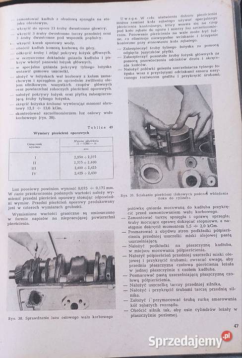 Książka Naprawa samochodów FSO Warszawa 1966r Dęblin