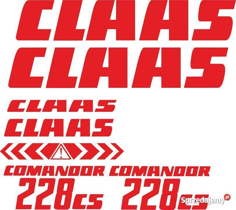 naklejki claas comandor 228 Jeżewo