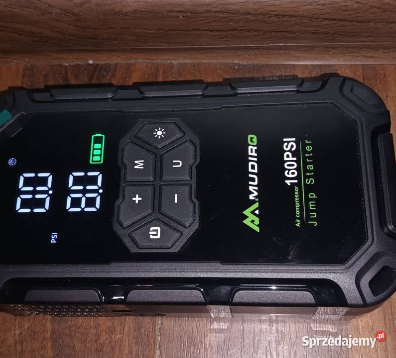 Booster jump starter latarka kompresor do kół Masłomiąca