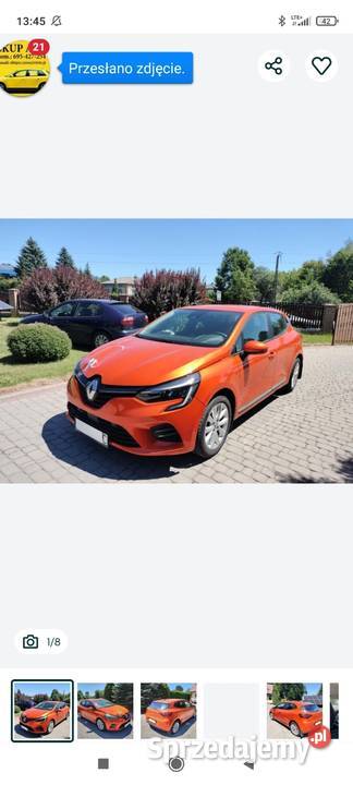 Renault Clio 10B 21r benzyna Wólka Cycowska