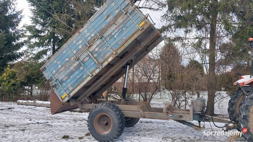 Przyczepa wywrotka 6t 1 osiowa Przyczepy rolnicze