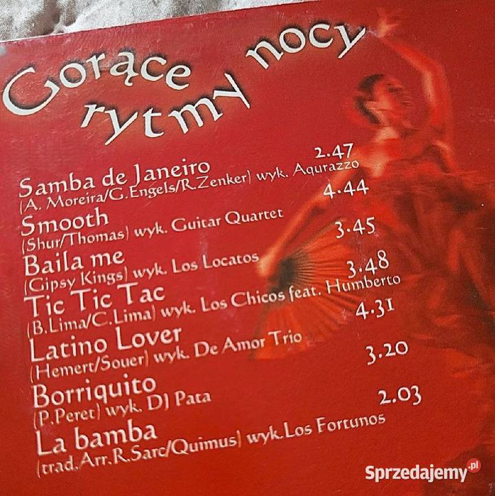 Samba Salsa Przeboje Latynoskie Gorące Rytmy CD Chełmno sprzedam