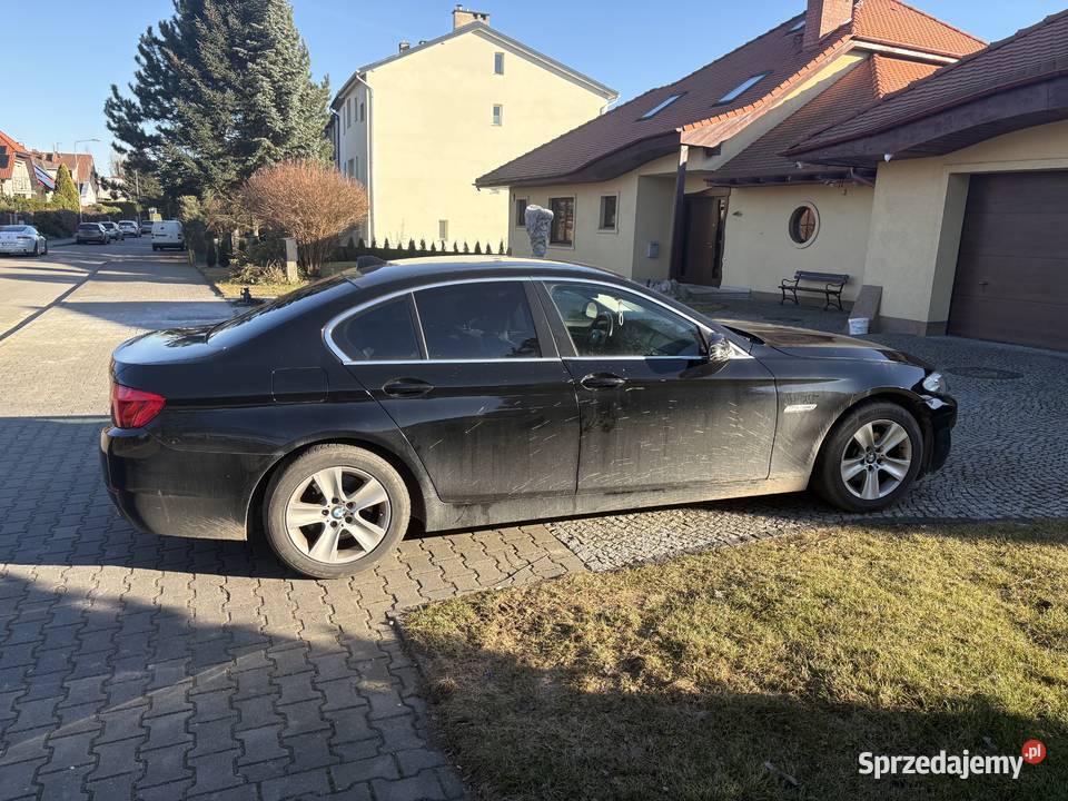BMW Seria 5 Raty Prywatnie Navi Czujniki czarny dolnośląskie