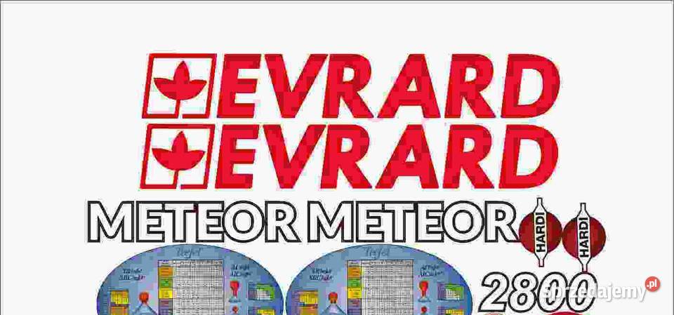 Naklejki na opryskiwacz Hardi Meteor Evrard Pleszew