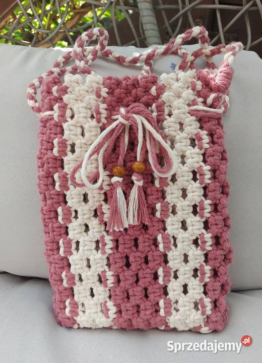 Torebka handmade ze sznurka bawełnianego Białystok