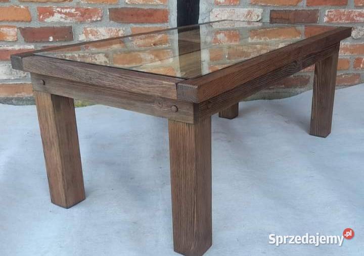 Stolik kawowy stare drewno mazowieckie Kamieńczyk sprzedam