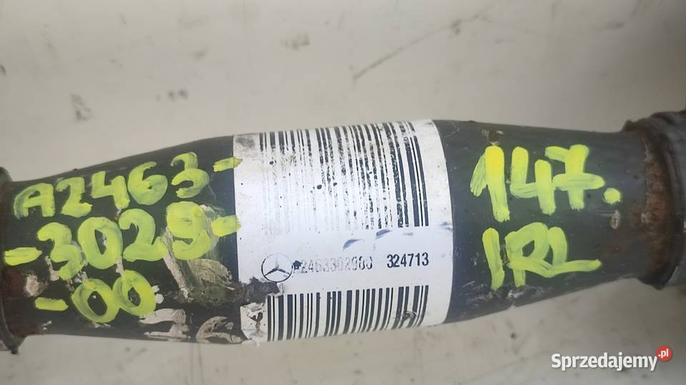 147MERCEDES AKLASA W246 15 16 CDI PÓŁOŚKA osobowe Włoszczowa