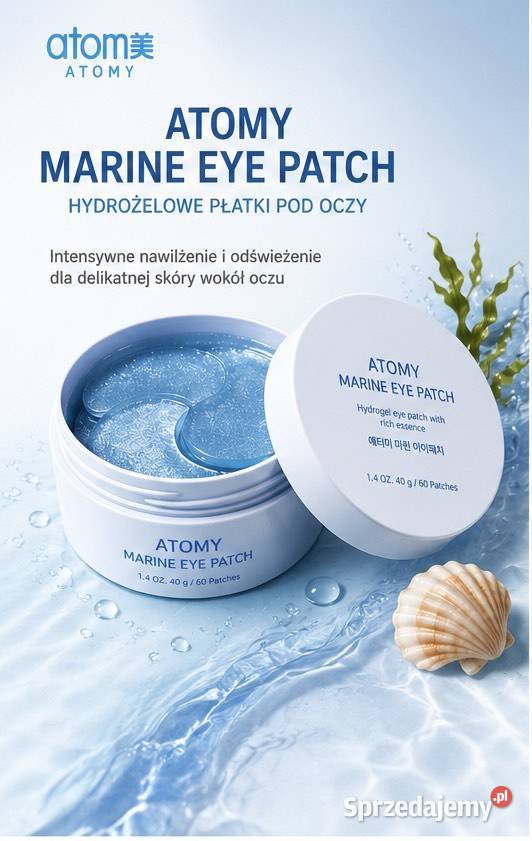 Atomy Marine Eye Patch Hydrożelowe płatki pod opolskie Opole sprzedam