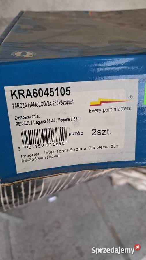 Tarcza hamulcowa Renault laguna 9800 Megane Stara Jastrząbka sprzedam