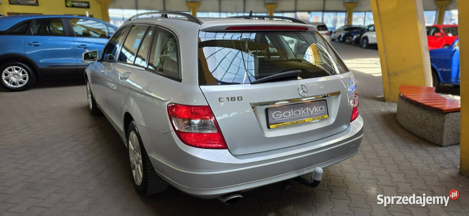 Mercedes C 180 OPIS W podanej roczna gwarancja wielofunkcyjna kierownica Mysłowice