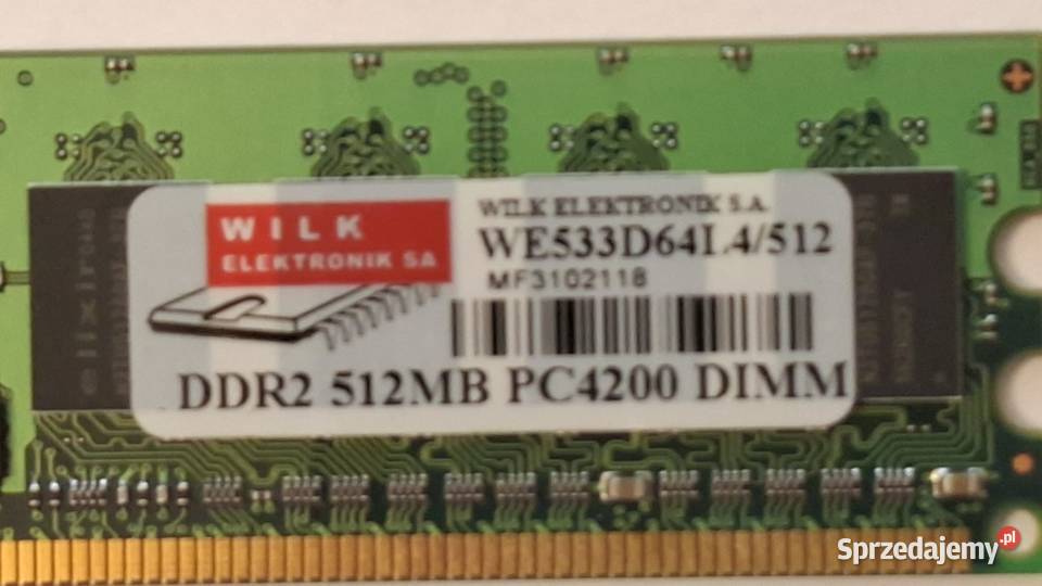 Pamięć Elixir M2U51264TU88A0f37B 512MB DDR2 Zielona Góra