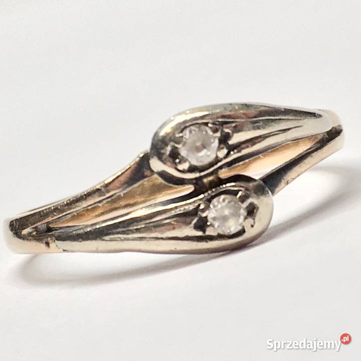 Pierścionek z RÓŻOWEGO złota 585 14K z Pierścionki Warszawa