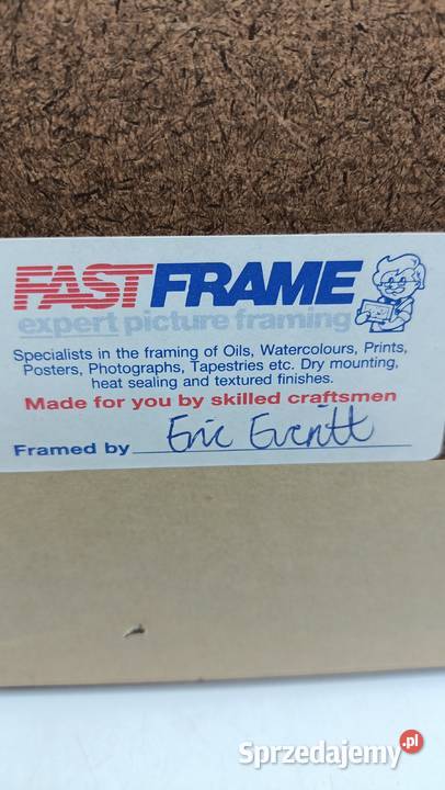 Obraz haft misie z sercem sprzedam