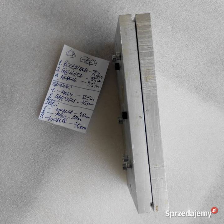 forma do wykonania 8 sztuk modeli woblerów 1 nym Sporty towarzyskie i rekreacja Kłodzko sprzedam