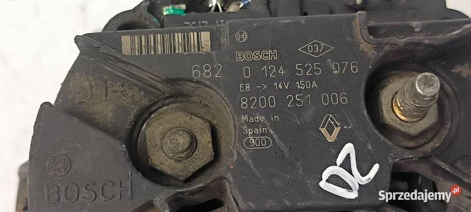 ALTERNATOR OPEL MOVANO 014525076 Lipno