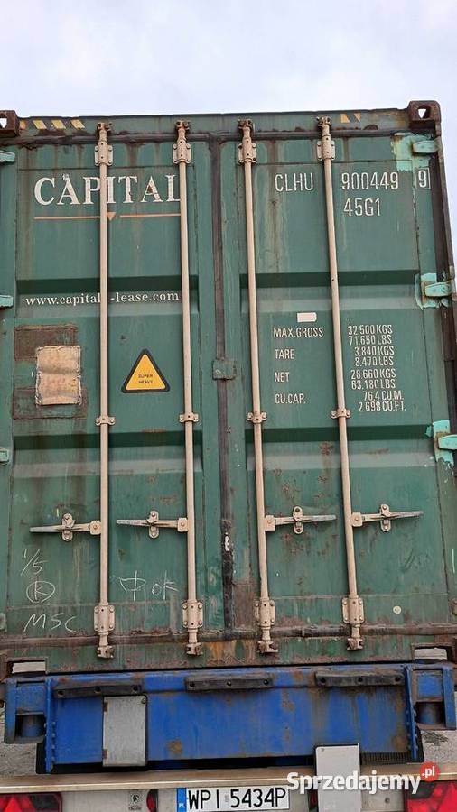 Kontener morski magazynowy 40HC uzywany sprzedam