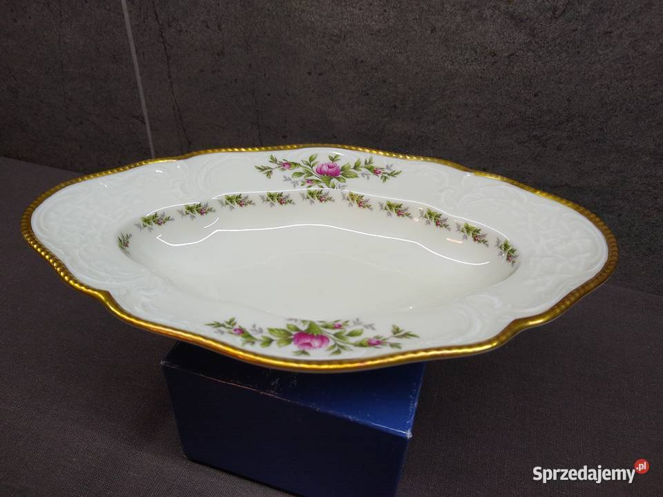 Półmisek śledziówka Rosenthal Sanssouci Moosrose wielkopolskie Kalisz