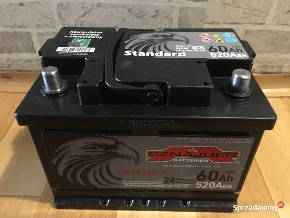 Akumulator samochodowy 12v 60Ah 520A Akumulatory Wodzisław Śląski