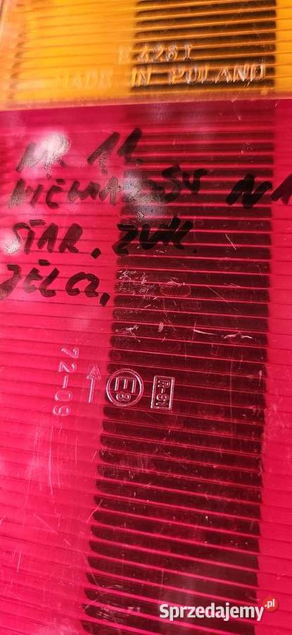 Nowy 11 oryginałKlosz lampy Niewiadów N250 N126 Lampy tylne Gorzów Wielkopolski