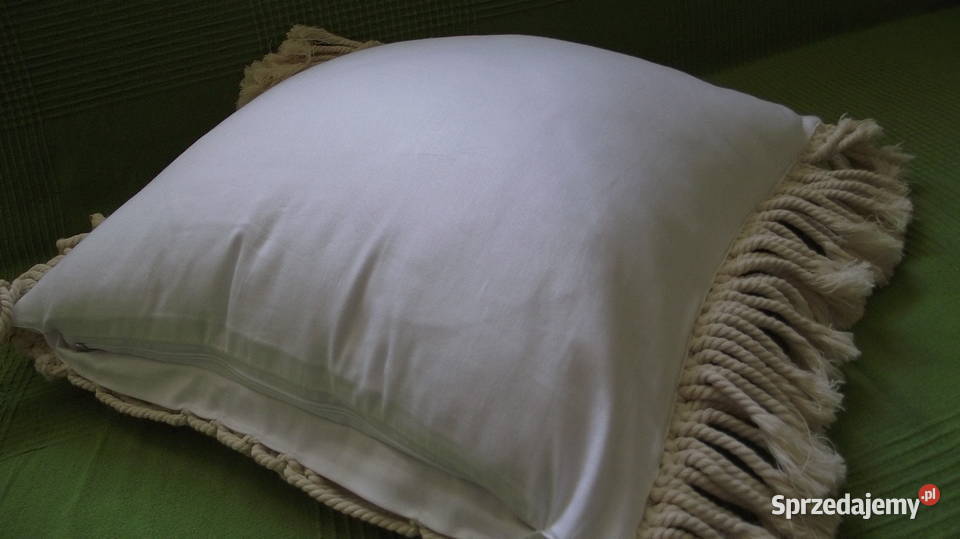 Poszewka makrama Leźnica Wielka-Osiedle