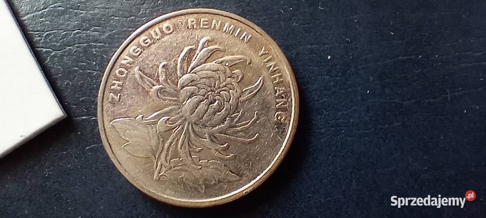 Stare monety 1 yuan 2005 Chiny Numizmatyka