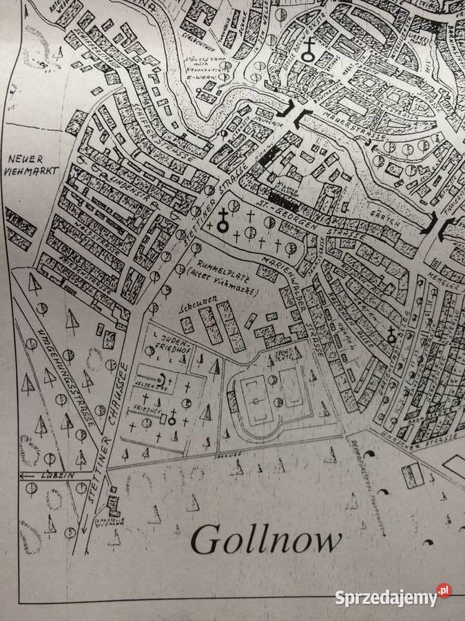 458 Niemiecki Plan Goleniowa Antykwariat Szczecin