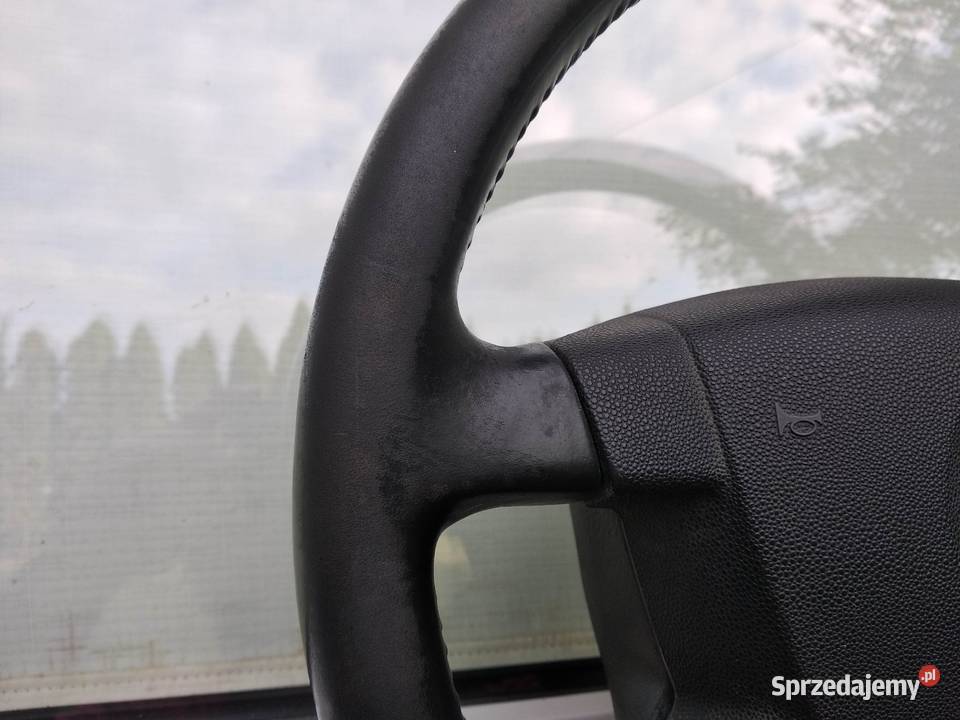 Skoda Fabia I 1 kierownica skórzana skóra Airbag