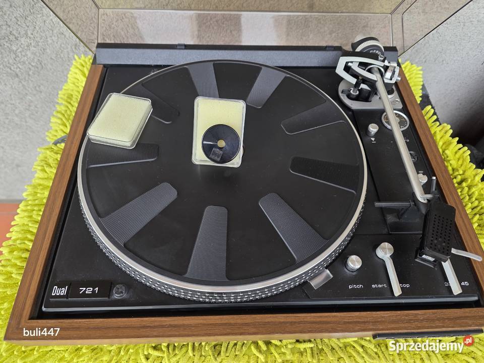 gramofon dual cs721 napęd bezpośredni shure Gramofony Chełm Śląski
