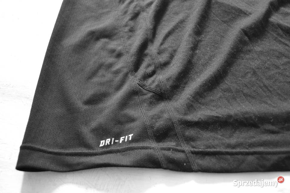 czarna koszulka nike drifit tshirt logo L Warszawa