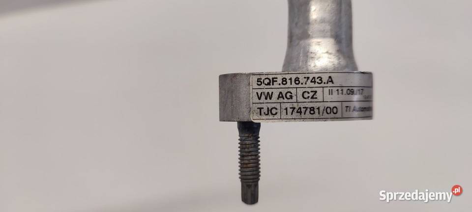 VW TIGUAN II PRZEWÓD KLIMATYZACJI 5QF816743A Przewody klimatyzacji