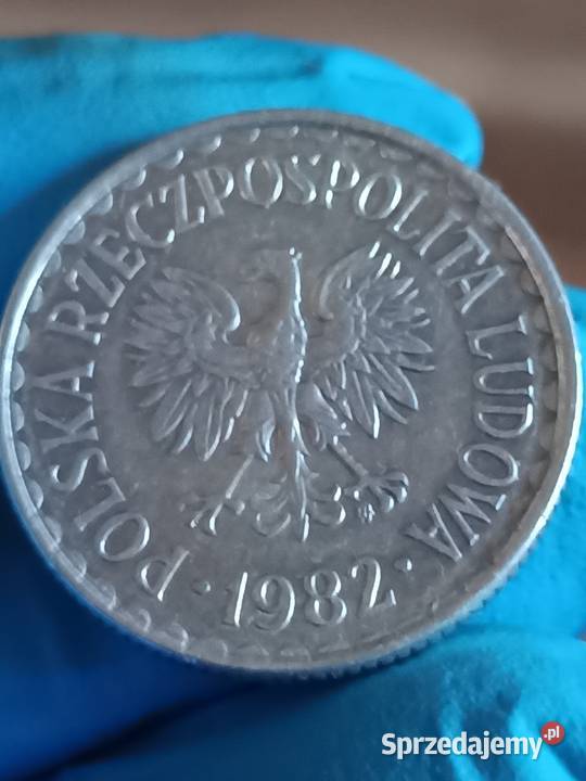 Sprzedam druga monete 1 zl 19832 r Cinka data