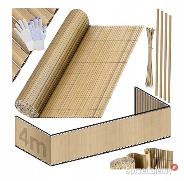 Osłona Balkonowa Pvc Mata Na Balkon Taras Bambus podkarpackie Brzozów