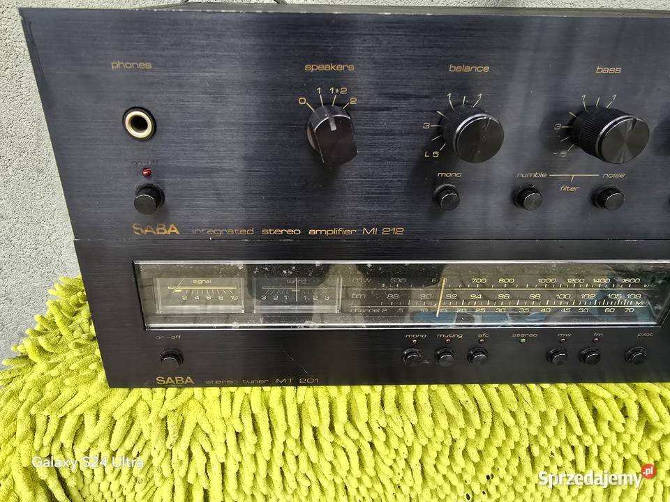 wzmacniacz tuner saba mi212 mt201 vintage Chełm Śląski