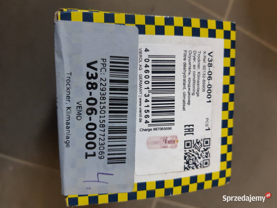 Osuszacz klimatyzacji VEMO nissanopelvolco nowy wielkopolskie Poznań