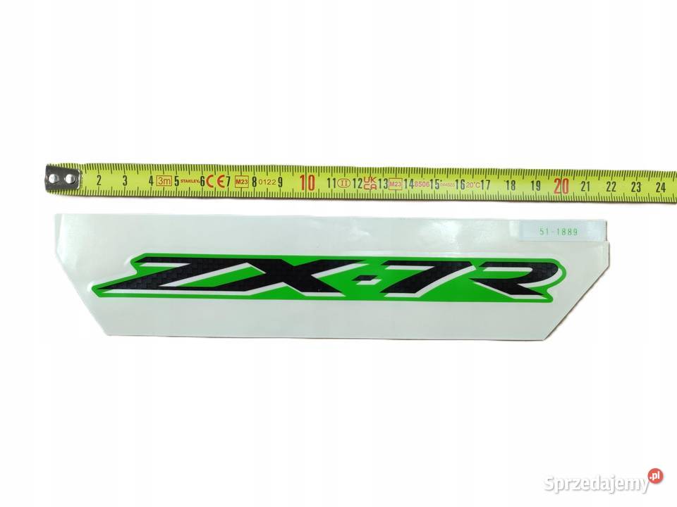 NAKLEJKA ZX7R CZACHA LEWA STR KAWASAKI ZX750P4