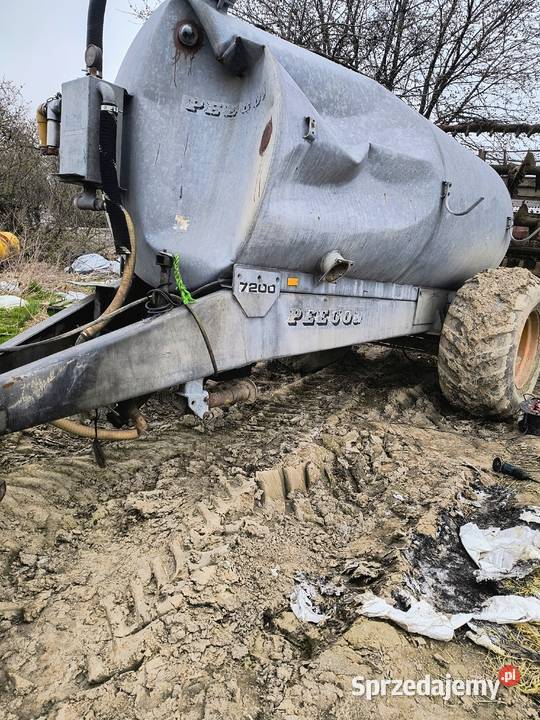 Rama z kołami beczkowóz 7200 l stopa Wilków