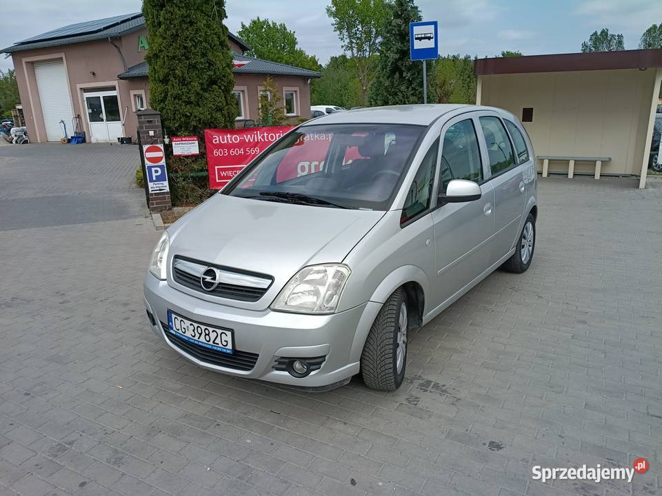 OPEL MERIVA 16 benzyna 105 klima Zarejestrowany w Polsce kujawsko-pomorskie Dolna Grupa
