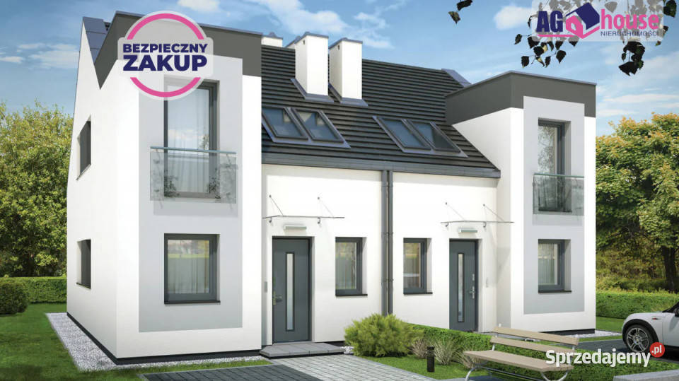 Sprzedaż domu bliźniaka 90m2 Domatowo