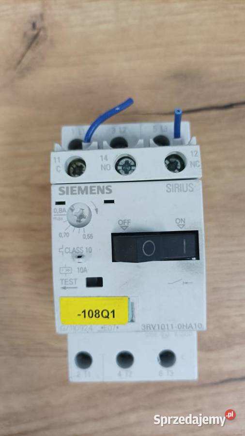 Wyłącznik silnikowy Siemens 3RV1011OHA10 dolnośląskie Leśna sprzedam