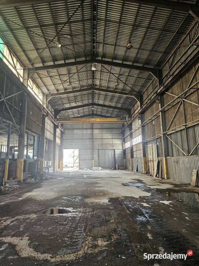 Hala stalowa 900m2 z suwnica 10t konstrukcja Łódź