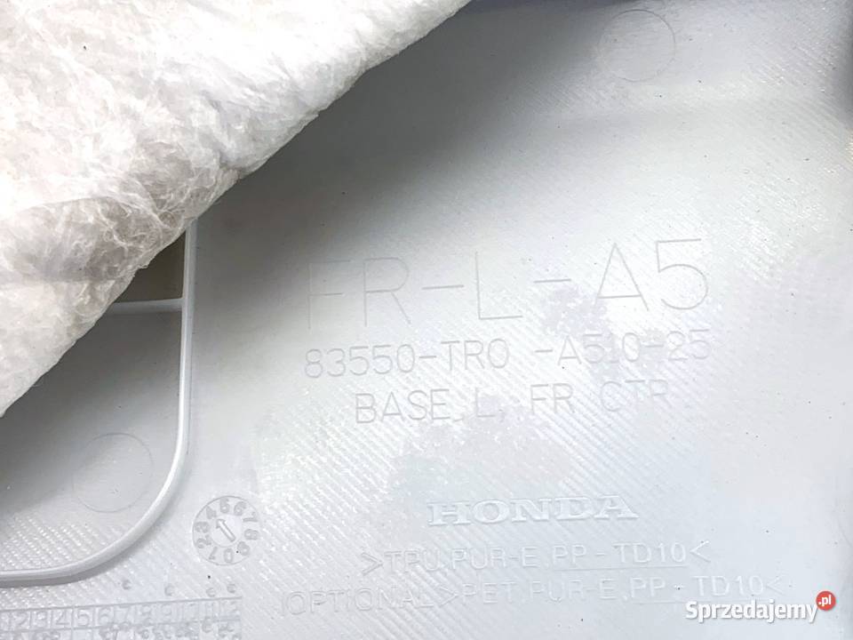 BOCZEK DRZWI LEWY PRZÓD HONDA CIVIC IX sprzedam